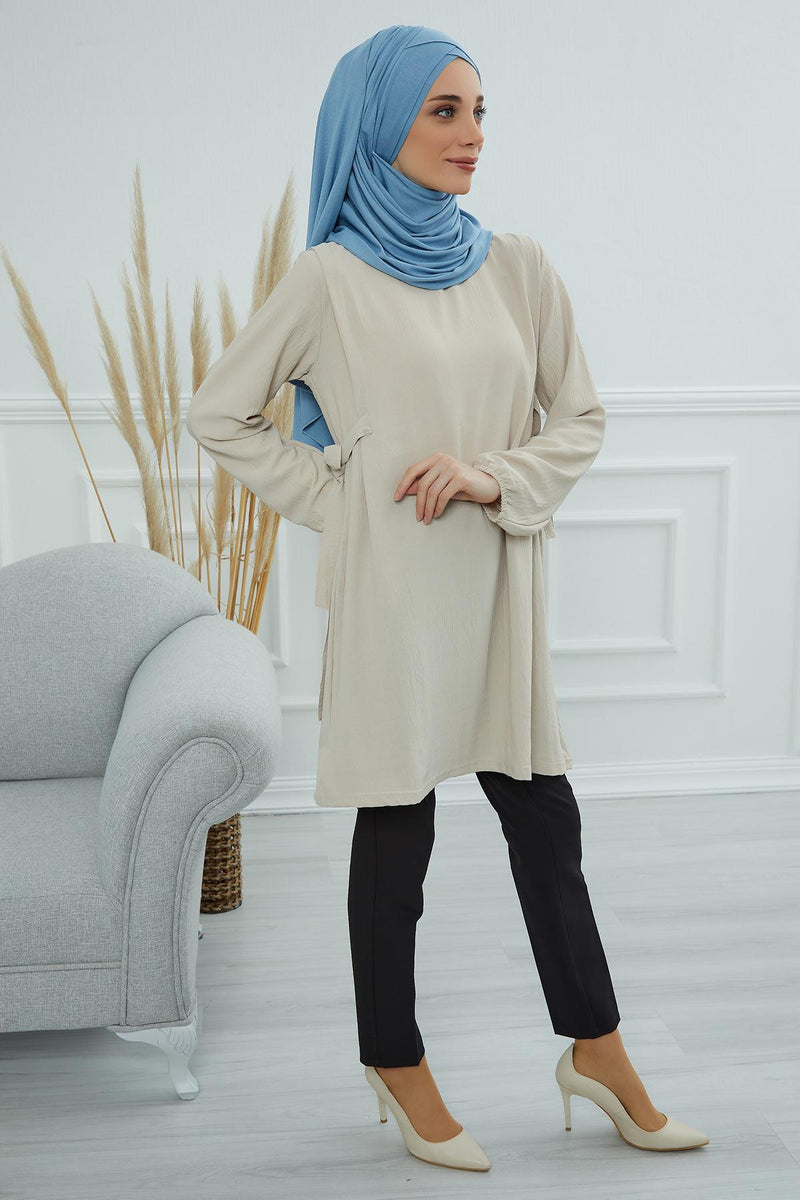 Jersey Shawl for Women %95 Cotton Scarf Head Wrap Modesty Turban Cap Hat,CPS-45 Blue