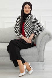 Jersey Shawl for Women %95 Cotton Scarf Head Wrap Modesty Turban Cap Hat,CPS-45 Black