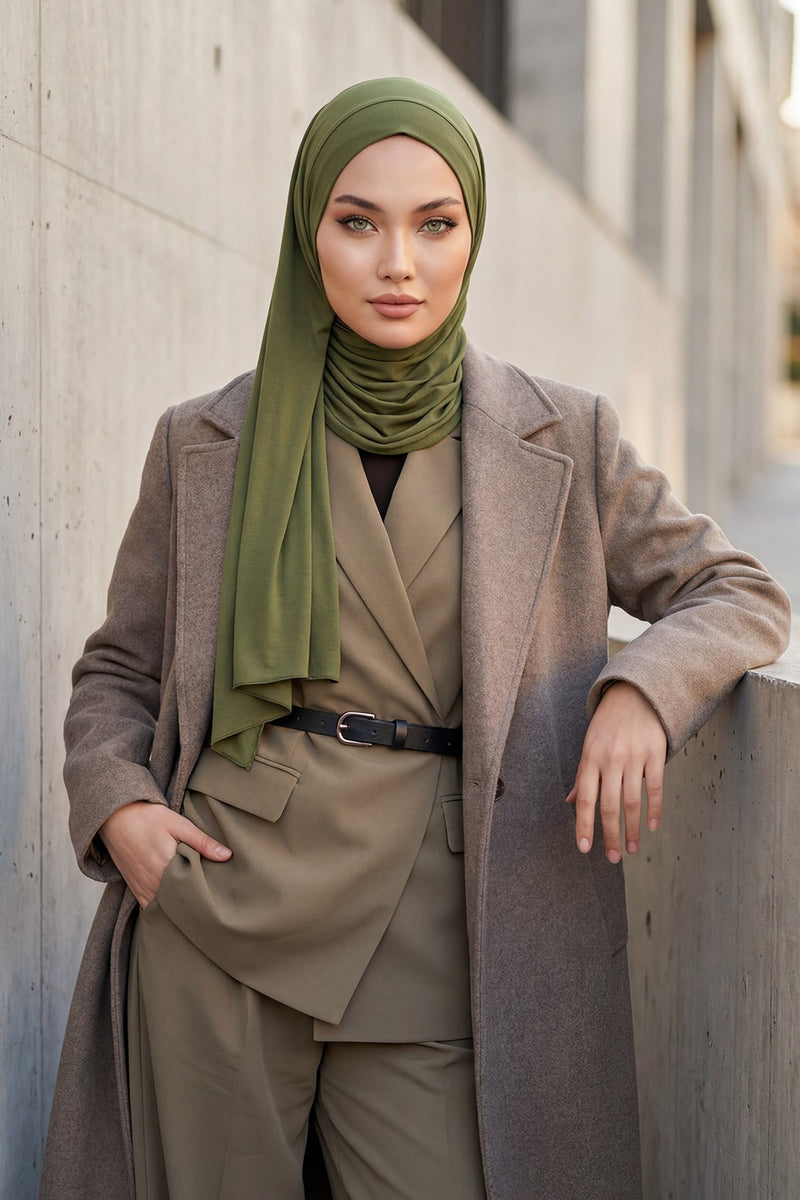 Jersey Shawl for Women Instant Combed Cotton Shawl for Women Cotton Modesty Instant Turban Cap Hat Head Wrap Ready to Wear Scarf,PS-16