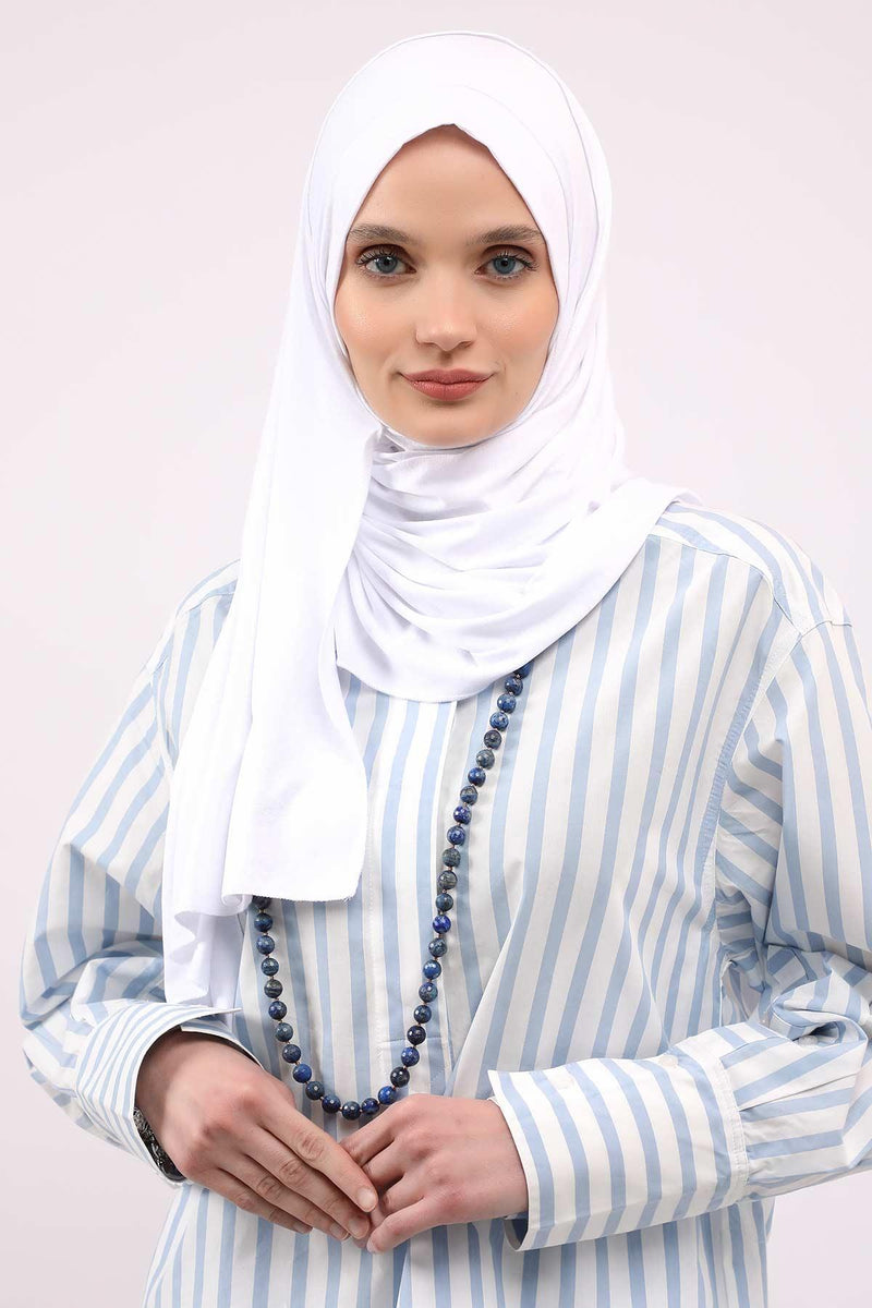 Jersey Shawl for Women Instant Combed Cotton Shawl for Women Cotton Modesty Instant Turban Cap Hat Head Wrap Ready to Wear Scarf,PS-16