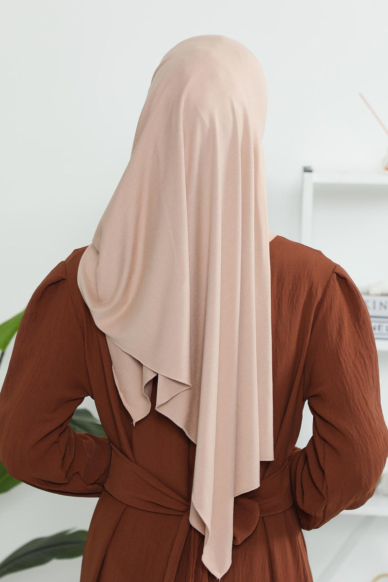 Jersey Shawl for Women Instant Combed Cotton Shawl for Women Cotton Modesty Instant Turban Cap Hat Head Wrap Ready to Wear Scarf,PS-16