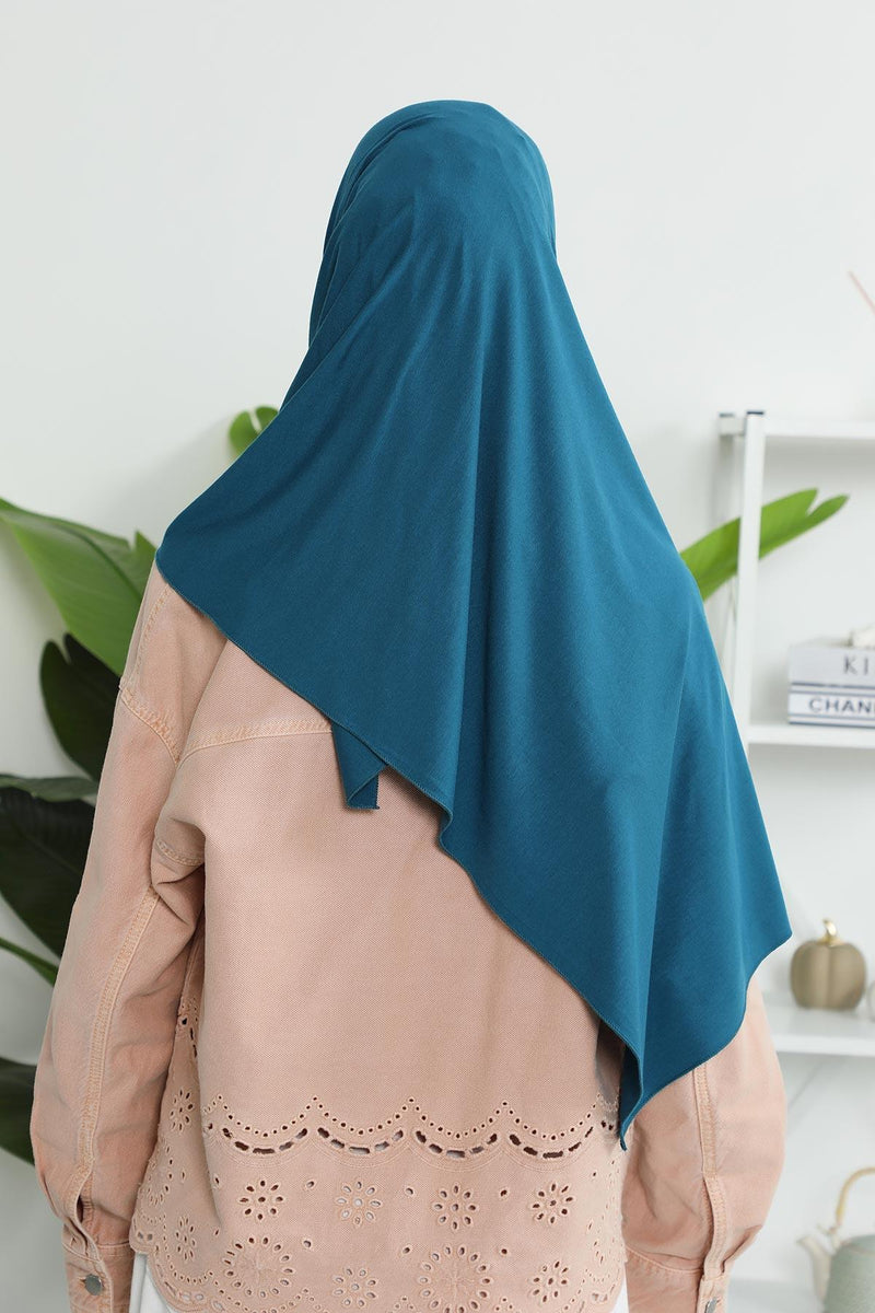 Jersey Shawl for Women Instant Combed Cotton Shawl for Women Cotton Modesty Instant Turban Cap Hat Head Wrap Ready to Wear Scarf,PS-16