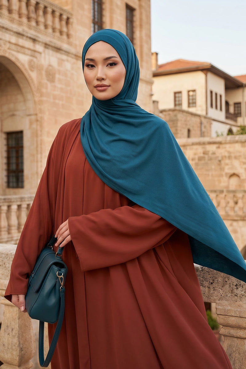 Jersey Shawl for Women Instant Combed Cotton Shawl for Women Cotton Modesty Instant Turban Cap Hat Head Wrap Ready to Wear Scarf,PS-16