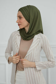 Jersey Shawl for Women Instant Cotton Head Wrap Shirred Scarf Turban,CPS-41 Fuchsia