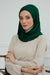 Jersey Shawl for Women Instant Cotton Head Wrap Shirred Scarf Turban,CPS-41 Fuchsia
