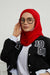 Jersey Shawl for Women Instant Cotton Head Wrap Shirred Scarf Turban,CPS-41 Fuchsia