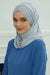 Jersey Shawl for Women Instant Cotton Head Wrap Shirred Scarf Turban,CPS-41 Mink