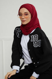 Jersey Shawl for Women Instant Cotton Head Wrap Shirred Scarf Turban,CPS-41 Sand Brown