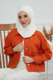 Jersey Shawl for Women Instant Cotton Head Wrap Shirred Scarf Turban,CPS-41 Black