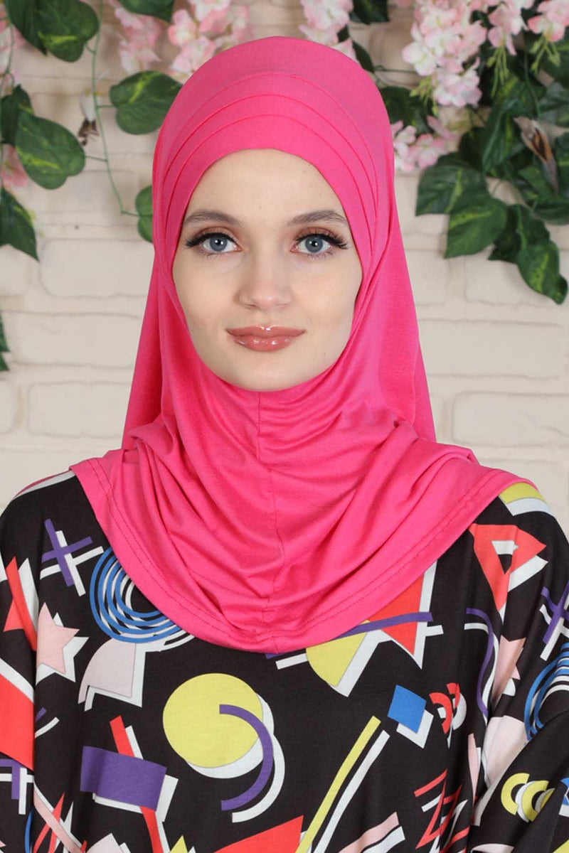 Jersey Shawl Instant Combed Coton Shawl Head Wrap Instant Modesty Turban Cap Scarf Ready to Wear Hijab,PS-43 Navy Blue