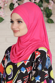 Jersey Shawl Instant Combed Coton Shawl Head Wrap Instant Modesty Turban Cap Scarf Ready to Wear Hijab,PS-43 Navy Blue