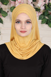Jersey Shawl Instant Combed Coton Shawl Head Wrap Instant Modesty Turban Cap Scarf Ready to Wear Hijab,PS-43 Navy Blue