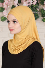 Jersey Shawl Instant Combed Coton Shawl Head Wrap Instant Modesty Turban Cap Scarf Ready to Wear Hijab,PS-43 Navy Blue