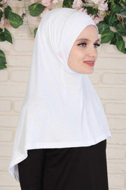 Jersey Shawl Instant Combed Coton Shawl Head Wrap Instant Modesty Turban Cap Scarf Ready to Wear Hijab,PS-43 Navy Blue