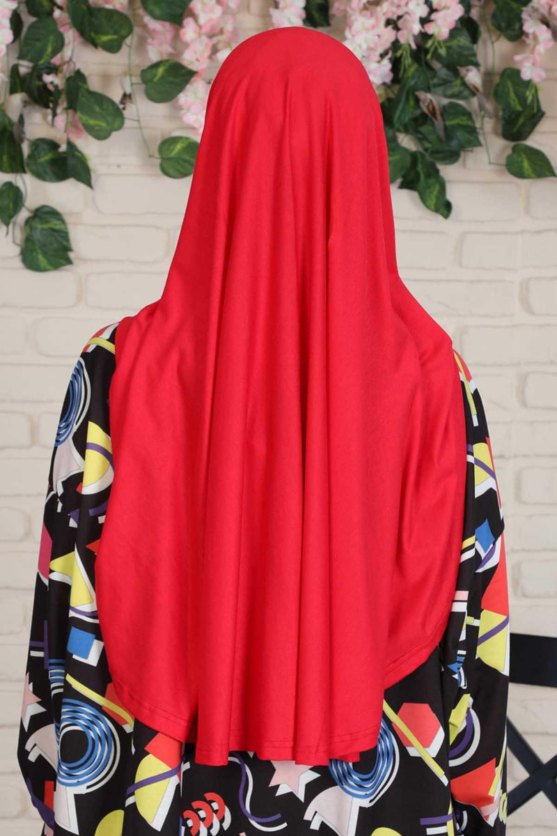 Jersey Shawl Instant Combed Coton Shawl Head Wrap Instant Modesty Turban Cap Scarf Ready to Wear Hijab,PS-43 Green