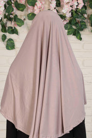 Jersey Shawl Instant Combed Coton Shawl Head Wrap Instant Modesty Turban Cap Scarf Ready to Wear Hijab,PS-43 Mink