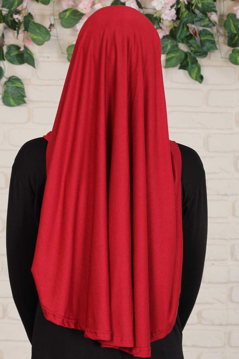 Jersey Shawl Instant Combed Coton Shawl Head Wrap Instant Modesty Turban Cap Scarf Ready to Wear Hijab,PS-43 Caramel Brown