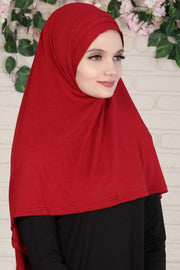 Jersey Shawl Instant Combed Coton Shawl Head Wrap Instant Modesty Turban Cap Scarf Ready to Wear Hijab,PS-43 Caramel Brown