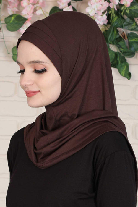 Jersey Shawl Instant Combed Coton Shawl Head Wrap Instant Modesty Turban Cap Scarf Ready to Wear Hijab,PS-43