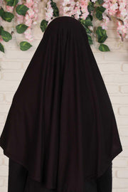 Jersey Shawl Instant Combed Coton Shawl Head Wrap Instant Modesty Turban Cap Scarf Ready to Wear Hijab,PS-43 Black