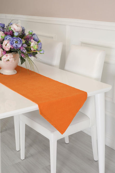 Tischläufer aus gestricktem Stoff, 30 x 90 cm, maschinenwaschbare Tischdecke für Zuhause, Küche, Dekoration, Hochzeit, R-13