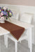 Knit Fabric Table Runner with Rick Rack 12 x 36 inches (30 x 90 cm) Machine Washable Table Cloth for Home Kitchen Decorations Wedding,R-22 Light Brown - Gold