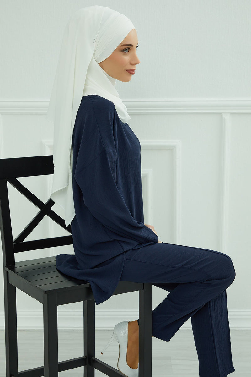 Luxury Instant Pleated Shawl Hijab for Women, Modest Wear Lightweight Aerobin Scarf, Practical Pleated Headscarf for Work, Travel & Events,CPS-90