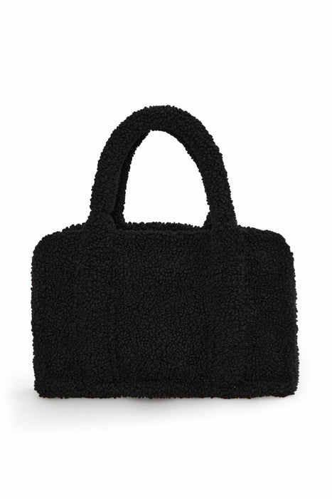Magnetic Closure Teddy Fabric Shoulder Bag Handmade Daily Bag Handbag for Women,CK-39