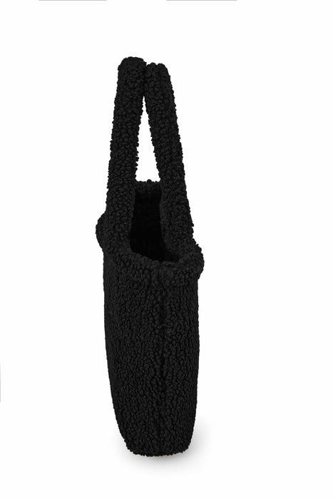 Magnetic Closure Teddy Fabric Shoulder Bag Handmade Daily Bag Handbag Tote Bag  for Women,CK-41
