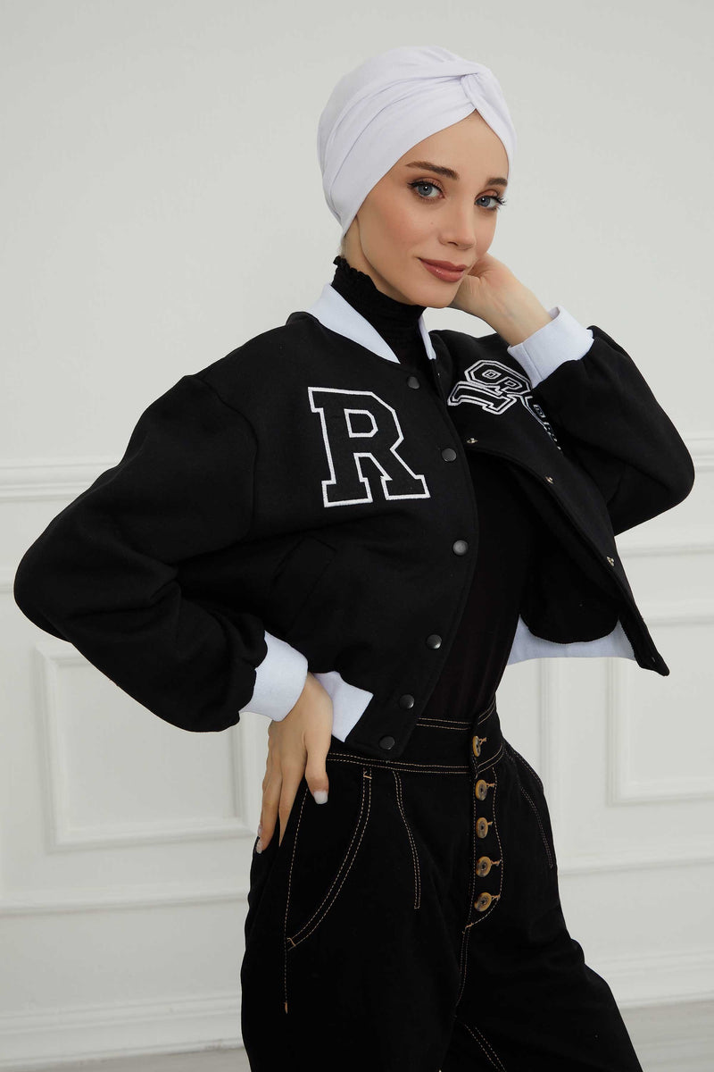 Maharajah Instant Turban Hijab for Women Headwrap Lightweight Headscarf Modest Headwear, Plain Stylish Bonnet Cap for Women,B-4