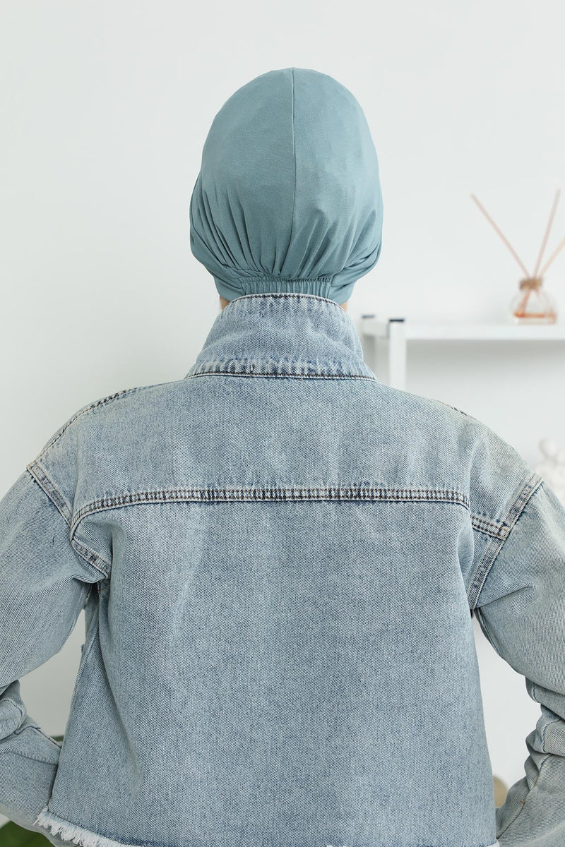 Maharajah Instant Turban Hijab for Women Headwrap Lightweight Headscarf Modest Headwear, Plain Stylish Bonnet Cap for Women,B-4