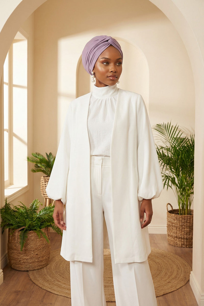 حجاب عمامة فوري من مهراجا للنساء، غطاء رأس خفيف الوزن، غطاء رأس متواضع، قبعة بونيه أنيقة سادة للنساء، B-4