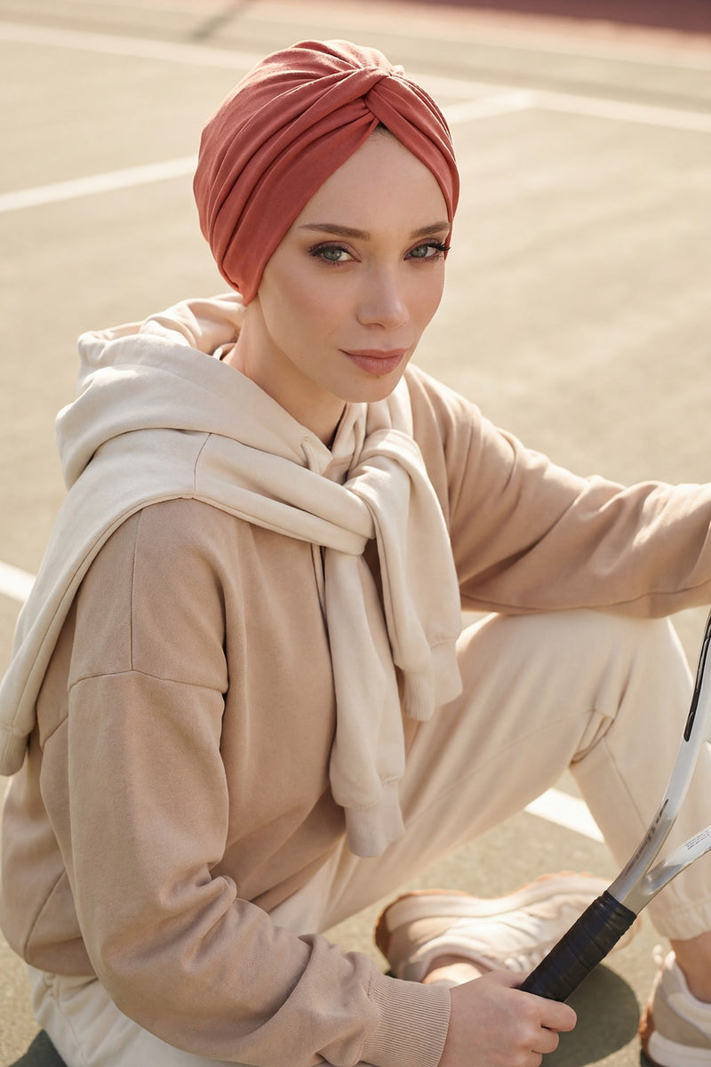 حجاب عمامة فوري من مهراجا للنساء، غطاء رأس خفيف الوزن، غطاء رأس متواضع، قبعة بونيه أنيقة سادة للنساء، B-4