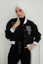 Maharajah Instant Turban Hijab for Women Headwrap Lightweight Headscarf Modest Headwear, Plain Stylish Bonnet Cap for Women,B-4 White