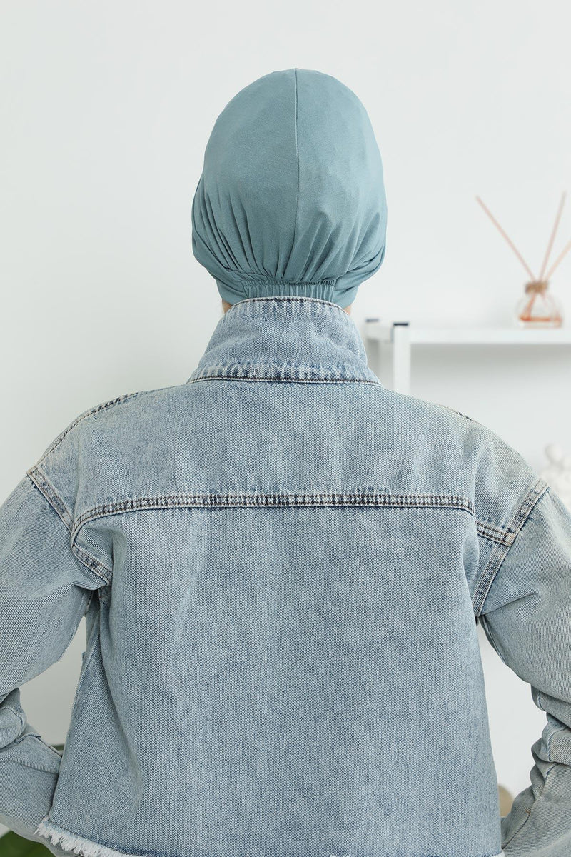 Maharajah Instant Turban Hijab for Women Headwrap Lightweight Headscarf Modest Headwear, Plain Stylish Bonnet Cap for Women,B-4