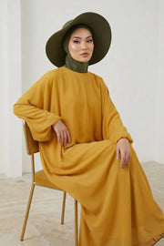 Modest Sun Protective Turban Bonnet with Removable Bow Brim for Women, 2-in-1 Hijab Ninja Cap with Removable Brim,S-5 Army Green