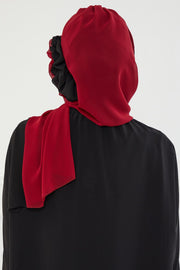 Multicolor Instant Turban Cotton Scarf Head Turbans with Unique Accessories For Women Headwear Stylish Elegant Design,HT-86 Brown - Ivory