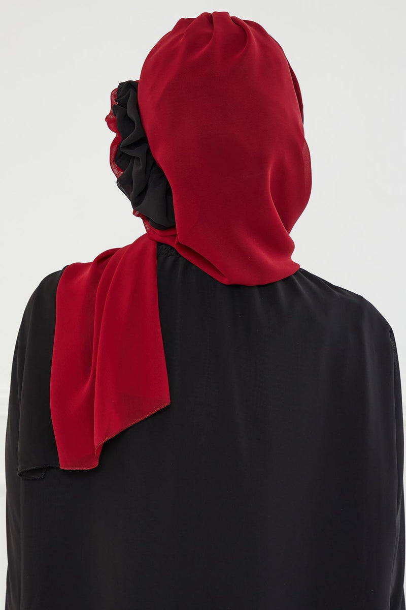 Multicolor Instant Turban Cotton Scarf Head Turbans with Unique Accessories For Women Headwear Stylish Elegant Design,HT-86 Brown - Ivory