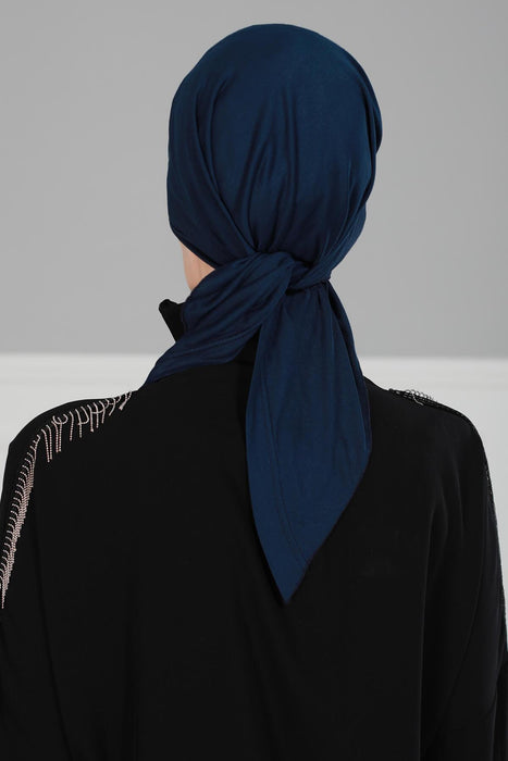 Newsboy Visor Bandana Cover for Elegant Look, Stylish Cotton Women Bandana, Comfortable and Easy Wrap Chemo Headwear Visor Bonnet Cap,B-40 Navy Blue