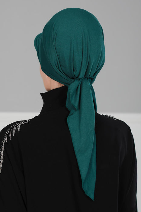 Newsboy Visor Bandana Cover for Elegant Look, Stylish Cotton Women Bandana, Comfortable and Easy Wrap Chemo Headwear Visor Bonnet Cap,B-40 Green