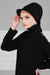 Newsboy Visor Bandana Cover for Elegant Look, Stylish Cotton Women Bandana, Comfortable and Easy Wrap Chemo Headwear Visor Bonnet Cap,B-40 Black