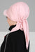 Newsboy Visor Bandana Cover for Elegant Look, Stylish Cotton Women Bandana, Comfortable and Easy Wrap Chemo Headwear Visor Bonnet Cap,B-40 Powder