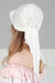 Newsboy Visor Bandana Cover for Elegant Look, Stylish Cotton Women Bandana, Comfortable and Easy Wrap Chemo Headwear Visor Bonnet Cap,B-40 Ivory