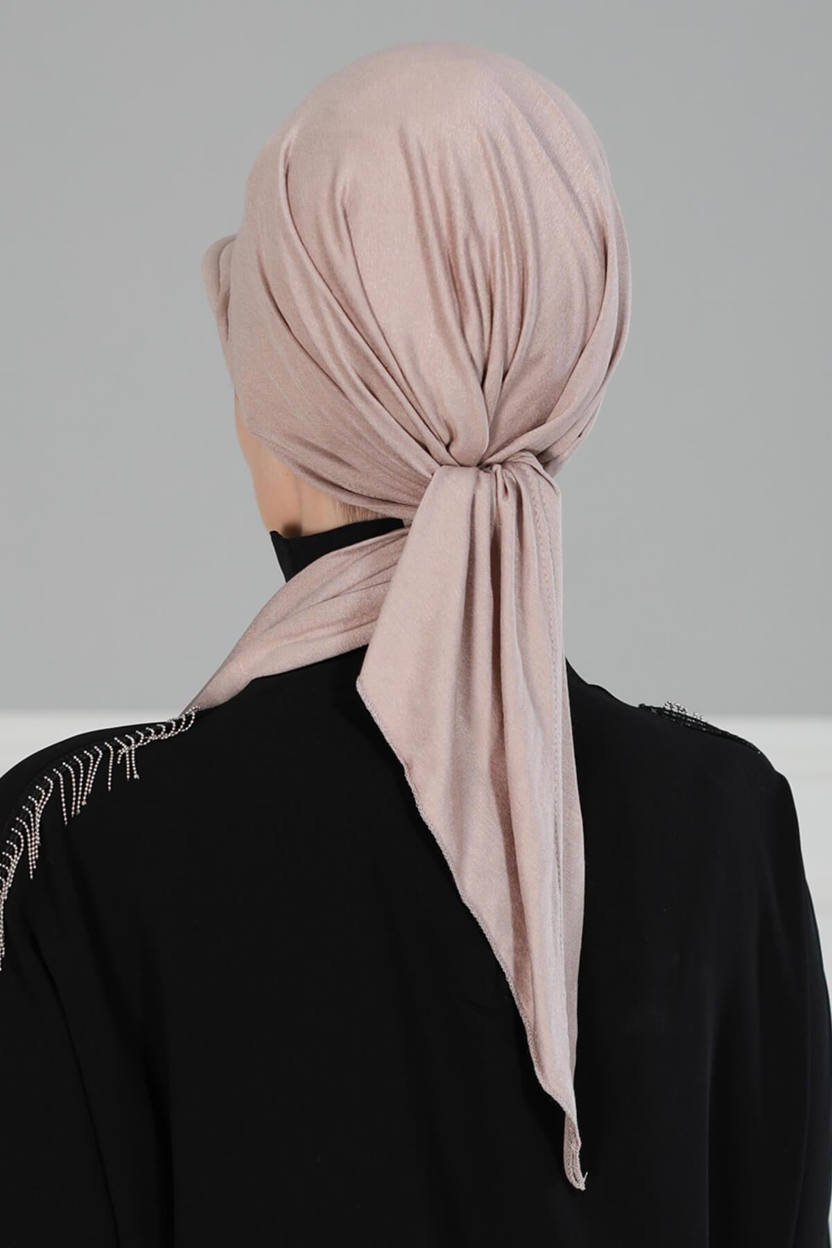 Newsboy Visor Bandana Cover for Elegant Look, Stylish Cotton Women Bandana, Comfortable and Easy Wrap Chemo Headwear Visor Bonnet Cap,B-40 Mink