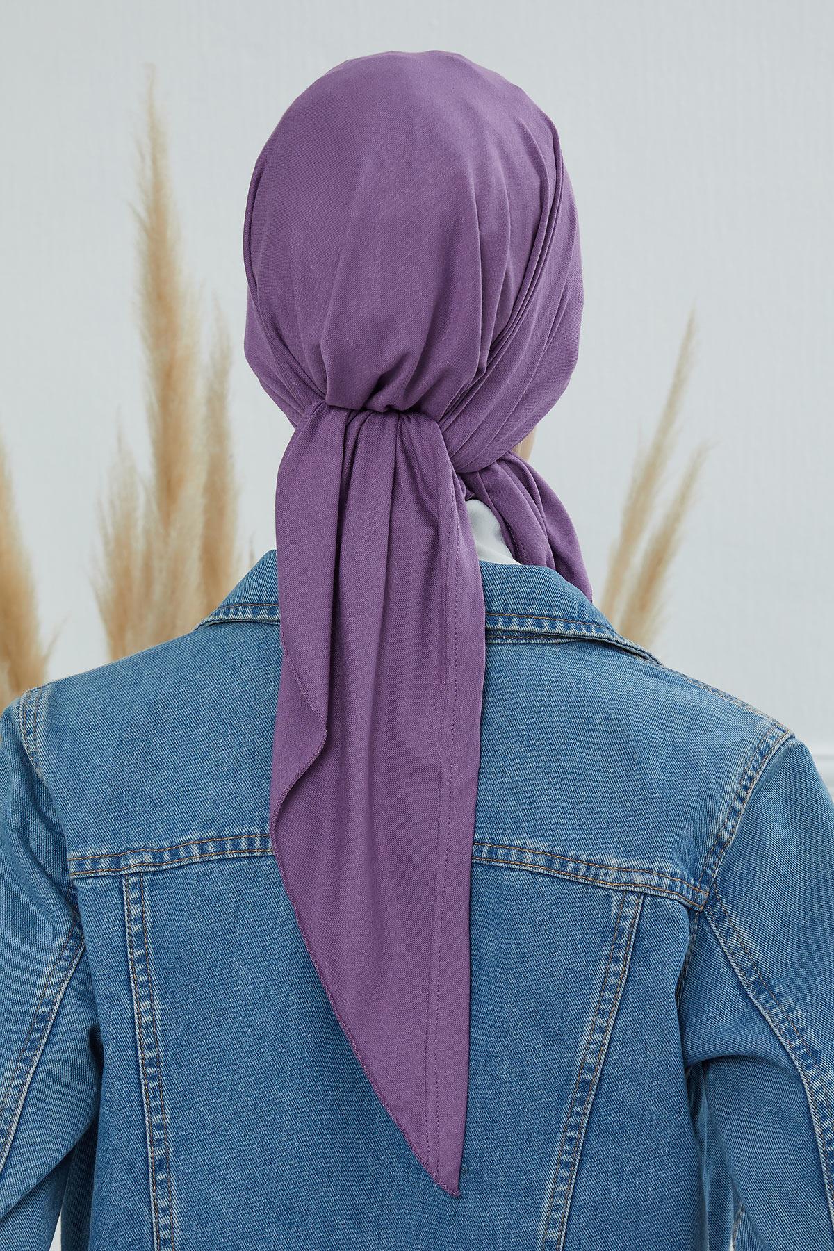 Newsboy Visor Bandana Cover for Elegant Look, Stylish Cotton Women Bandana, Comfortable and Easy Wrap Chemo Headwear Visor Bonnet Cap,B-40 Purple 2