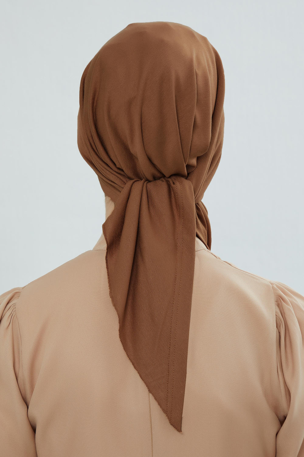 Newsboy Visor Bandana Cover for Elegant Look, Stylish Cotton Women Bandana, Comfortable and Easy Wrap Chemo Headwear Visor Bonnet Cap,B-40 Caramel Brown