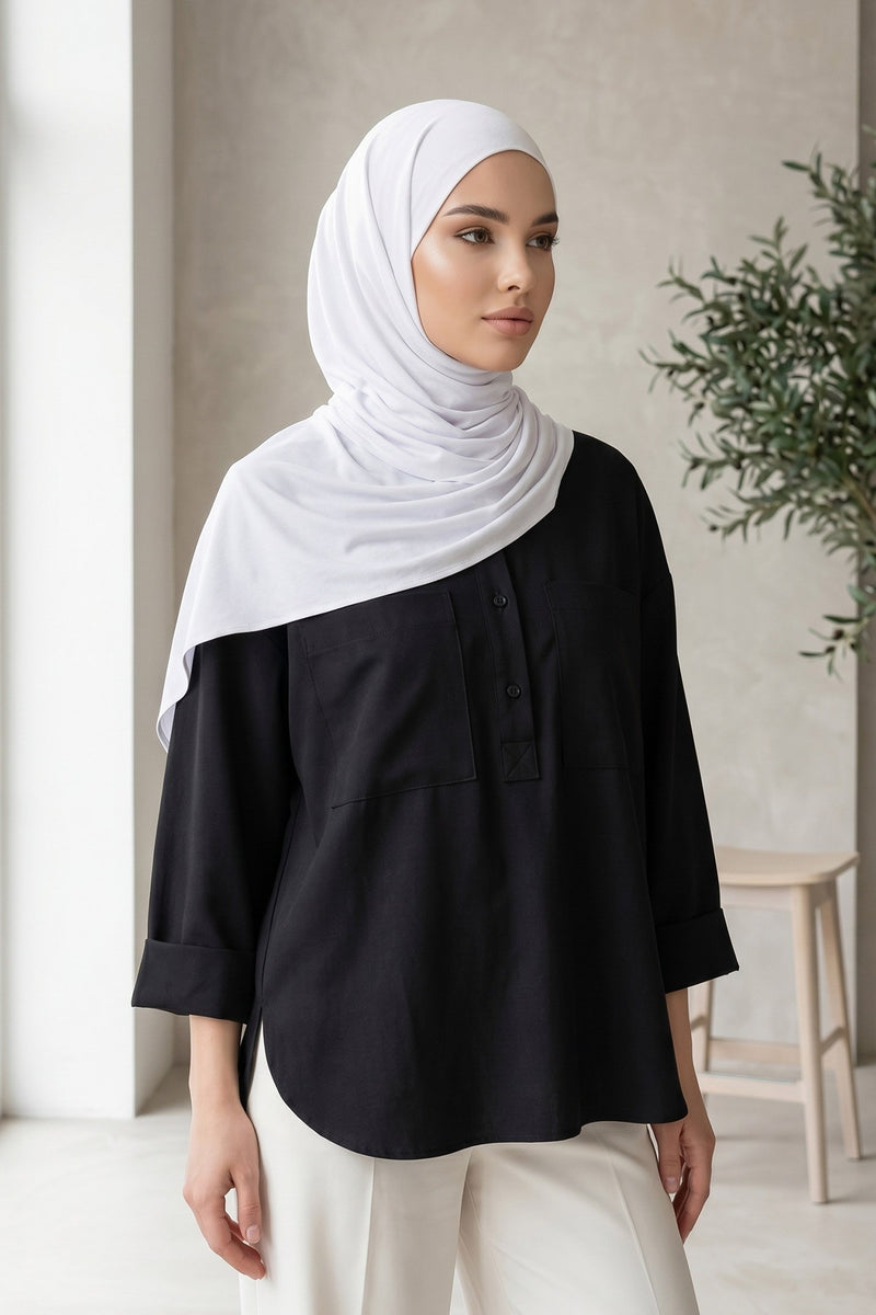 Non-Slip Practical Jersey Hijab Shawl,PS-60