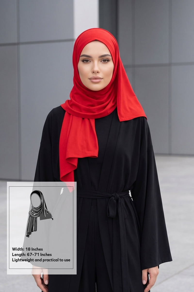 Non-Slip Practical Jersey Hijab Shawl,PS-60