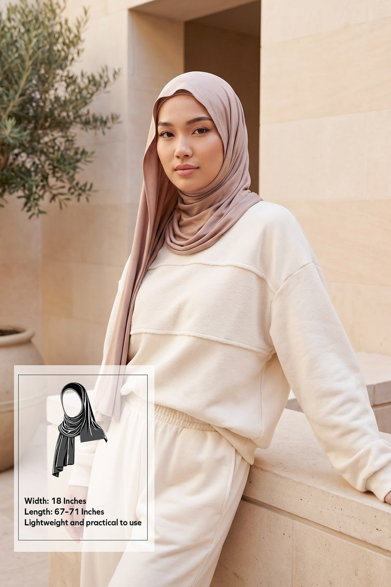 Non-Slip Practical Jersey Hijab Shawl,PS-60