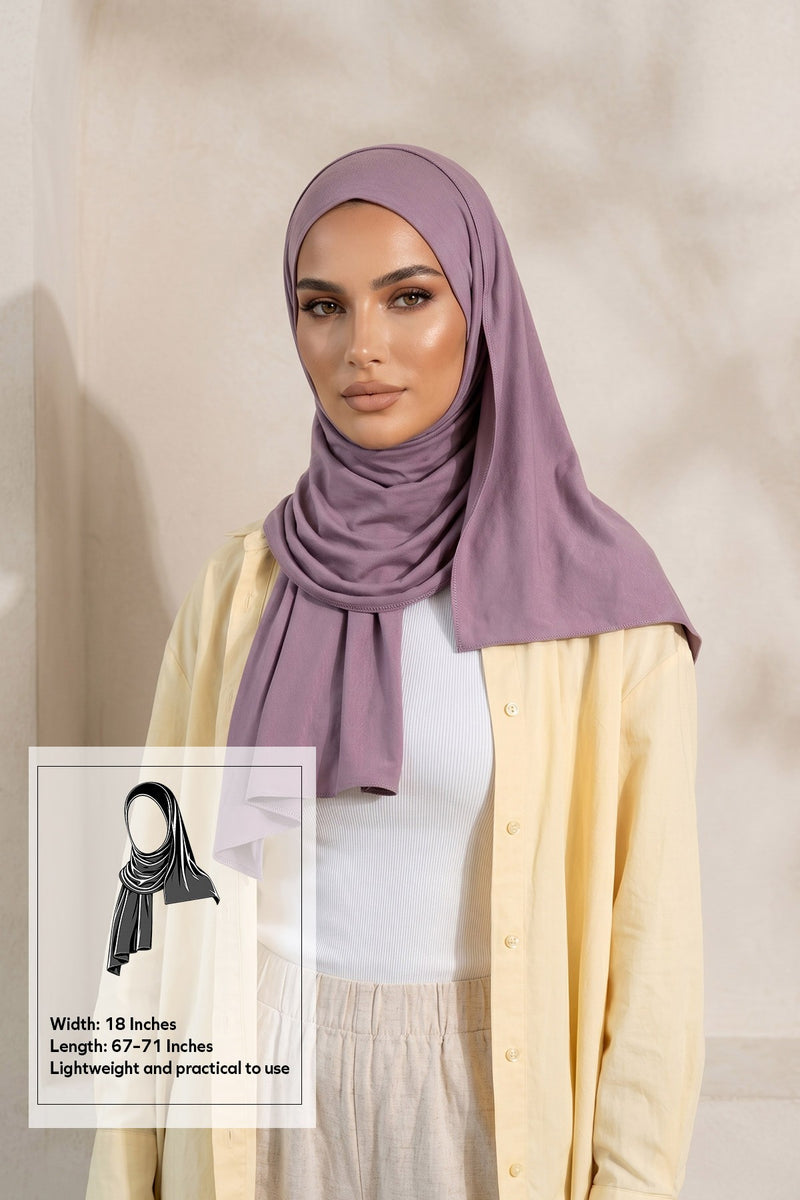 Non-Slip Practical Jersey Hijab Shawl,PS-60